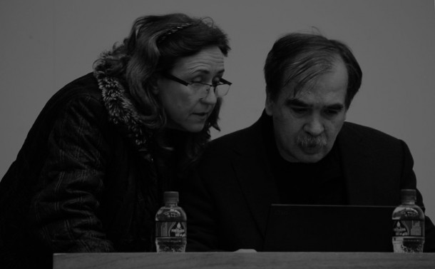 María Rosal Nadales y Eloy Martos Núñez en el 12º seminario internacional de investigación en lectura y patrimonio cultural // Ana Márquez